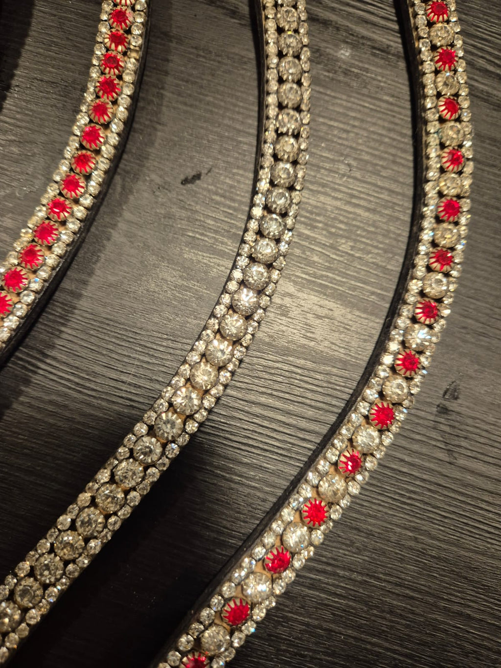 Frontriem Full met steentjes