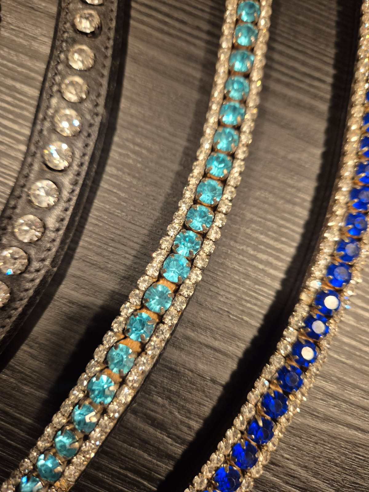 Frontriem Full met steentjes