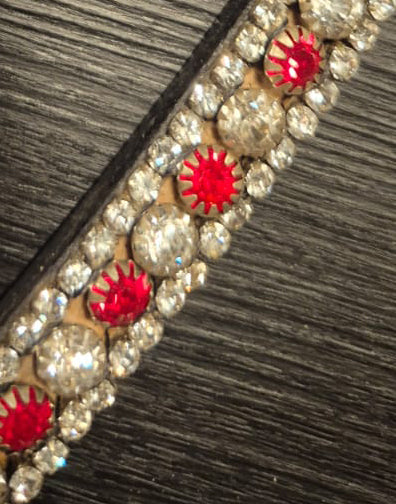 Frontriem Full met steentjes