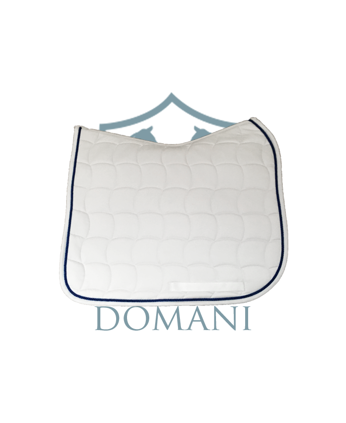 Zadeldek Dressuur Wit/Navy