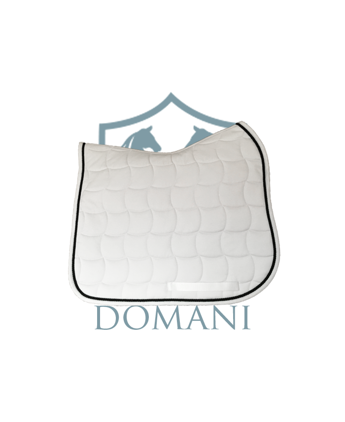 Zadeldek Dressuur Wit/Zwart
