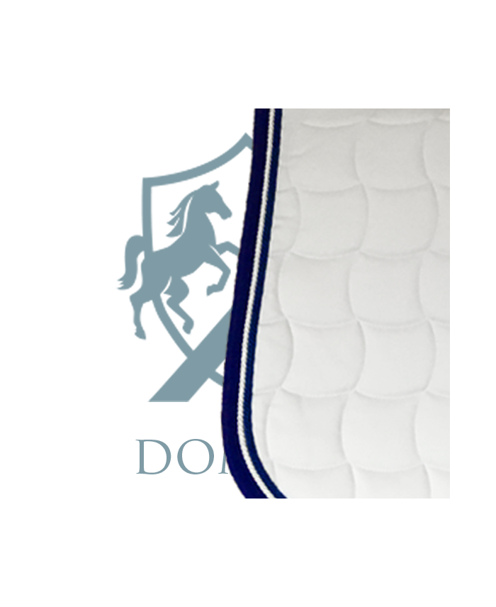 Zadeldek Jumping Wit/Navy